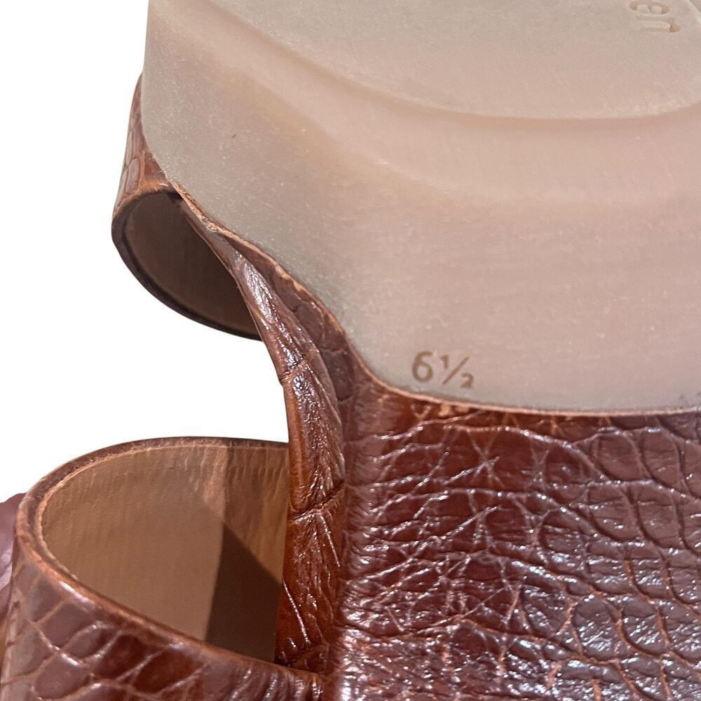 Paul Green Amanda High-Heel Sandals Shoes Womens Size 6.5 Brown Block Heel - Picture 9 of 13